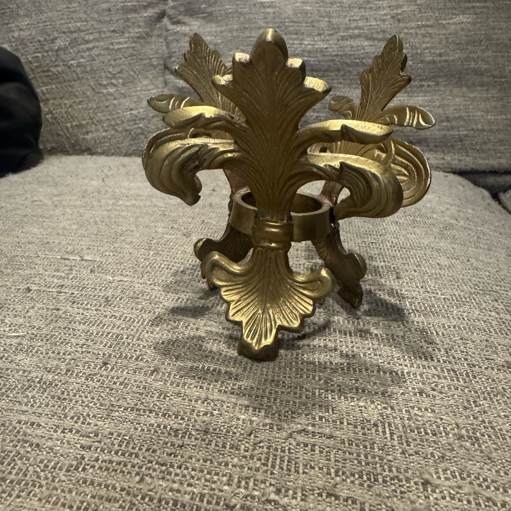 Vintage Brass Candle Holder